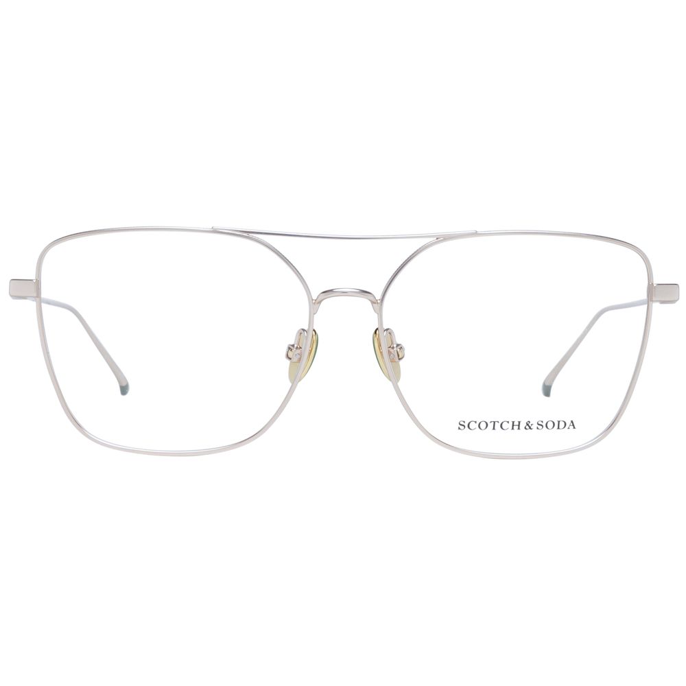 Scotch & Soda Gold Women’s Optical Glasses – Square Full-Rim