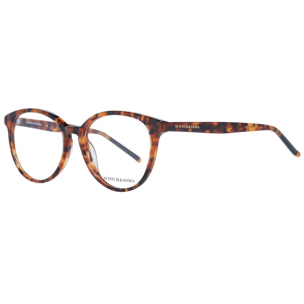 Scotch & Soda Women's Optical Glasses – Brown Cat Eye Frame, 53mm