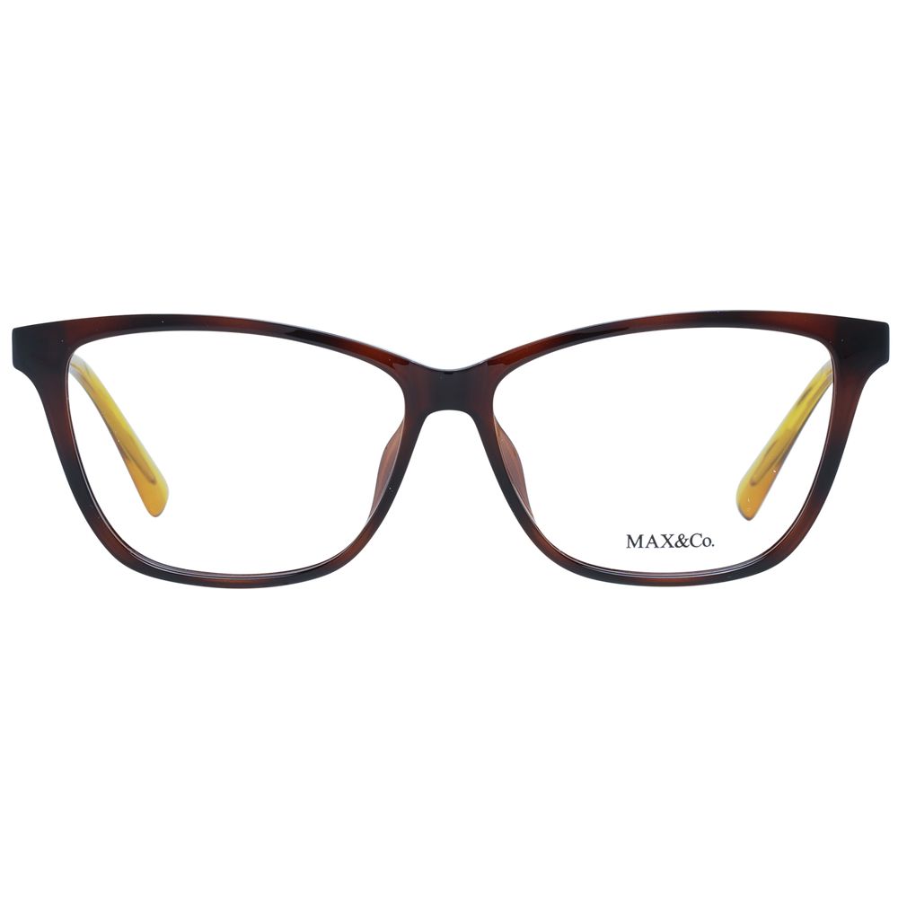 Max & Co Women’s Optical Glasses – Brown Cat Eye Frame, 56mm