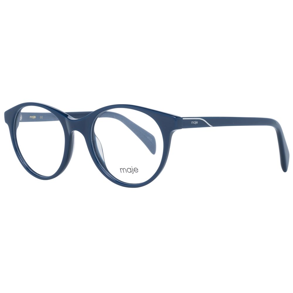 Maje Women's Optical Glasses – Blue Round Frame, 49mm