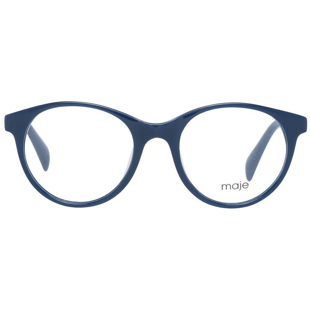 Maje Women's Optical Glasses – Blue Round Frame, 49mm