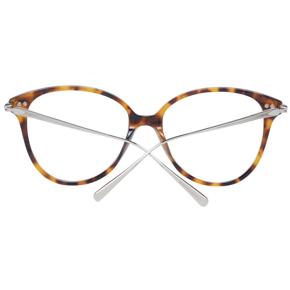 Scotch & Soda Women’s Optical Glasses – Brown Round Frame, 53mm