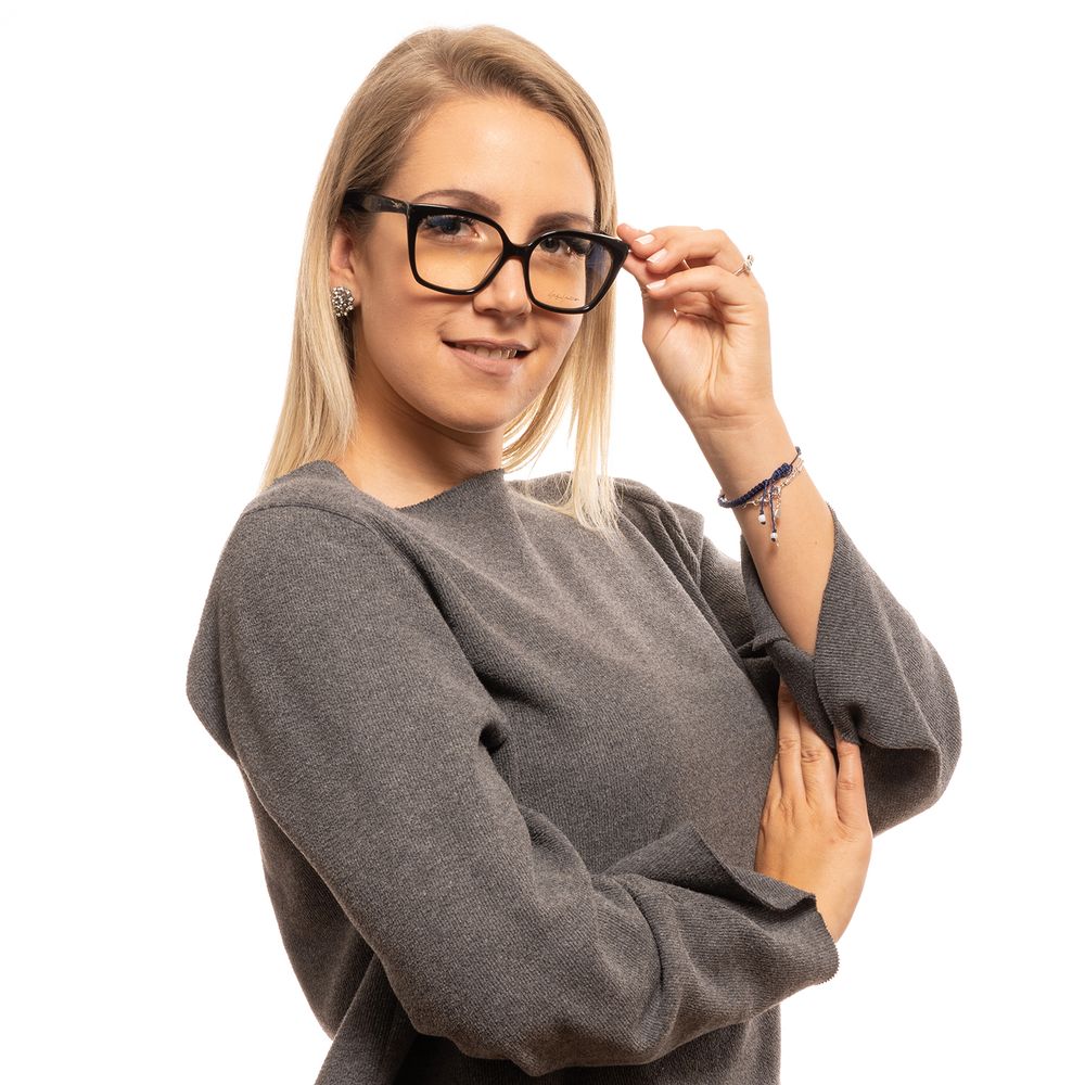 Yohji Yamamoto Women’s Optical Glasses – Black Cat Eye Frame