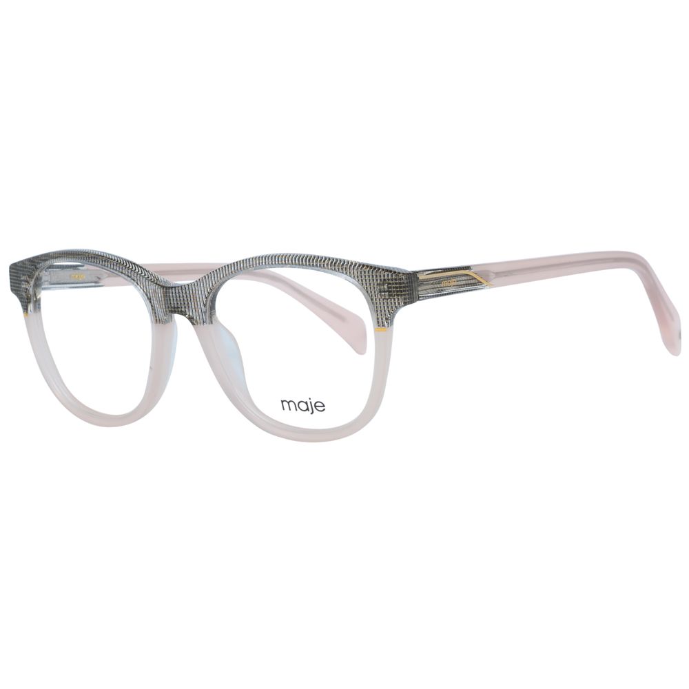 Maje Women’s Optical Frames – Pink Trapezium Full-Rim