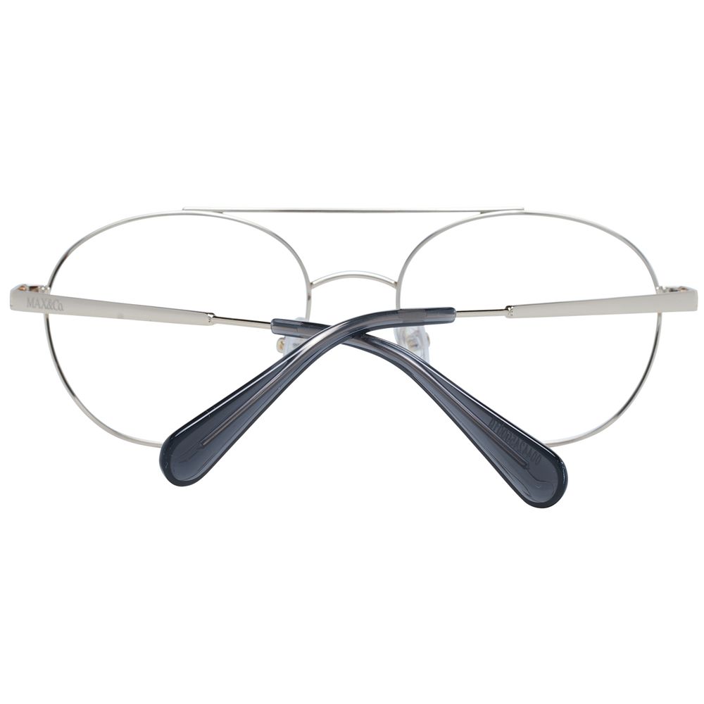 Max & Co Women’s Optical Glasses – Gold Round Frame, 51mm