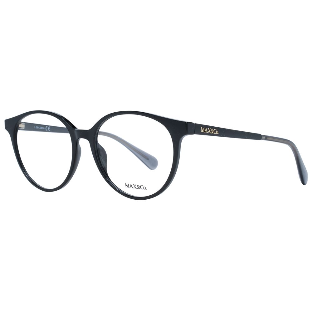 Max & Co Women's Optical Glasses – Black Round Frame, 53mm
