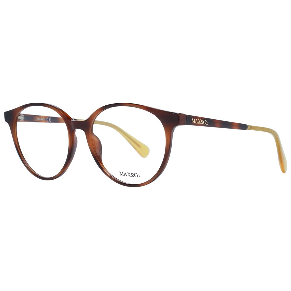 Max & Co Women’s Optical Frames – Brown Round Frame, 53mm