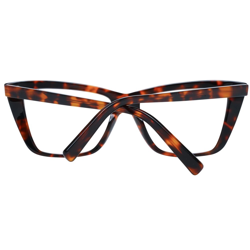 Sportmax Women’s Optical Glasses – Brown Butterfly Frame, 55mm