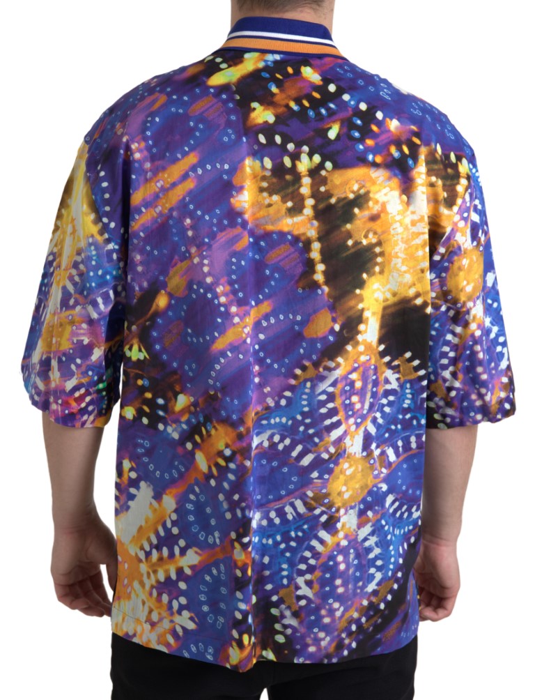 - Multicolor Cotton Polo Shirt with Logo Detail