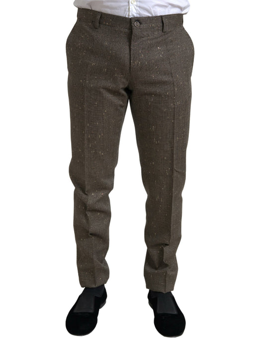 - Elegant Skinny Wool Chino Pants