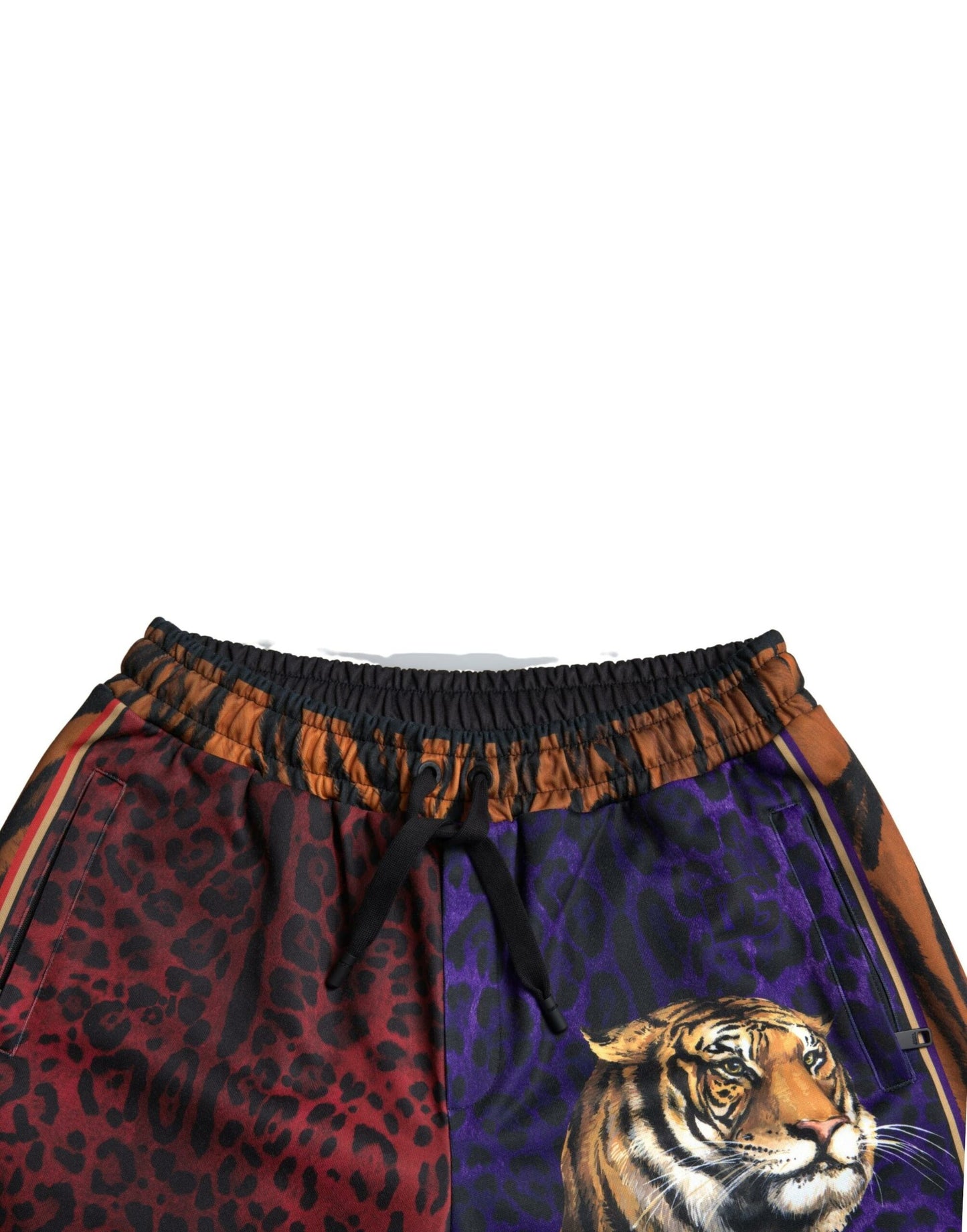 - Multicolor Bermuda Shorts with Exotic Print