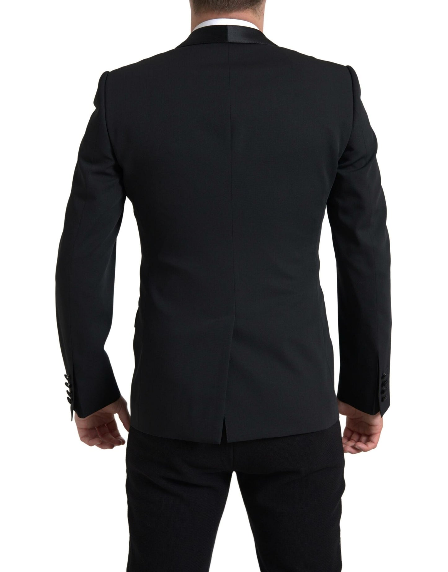 - Chic Slim Fit Virgin Wool Blazer