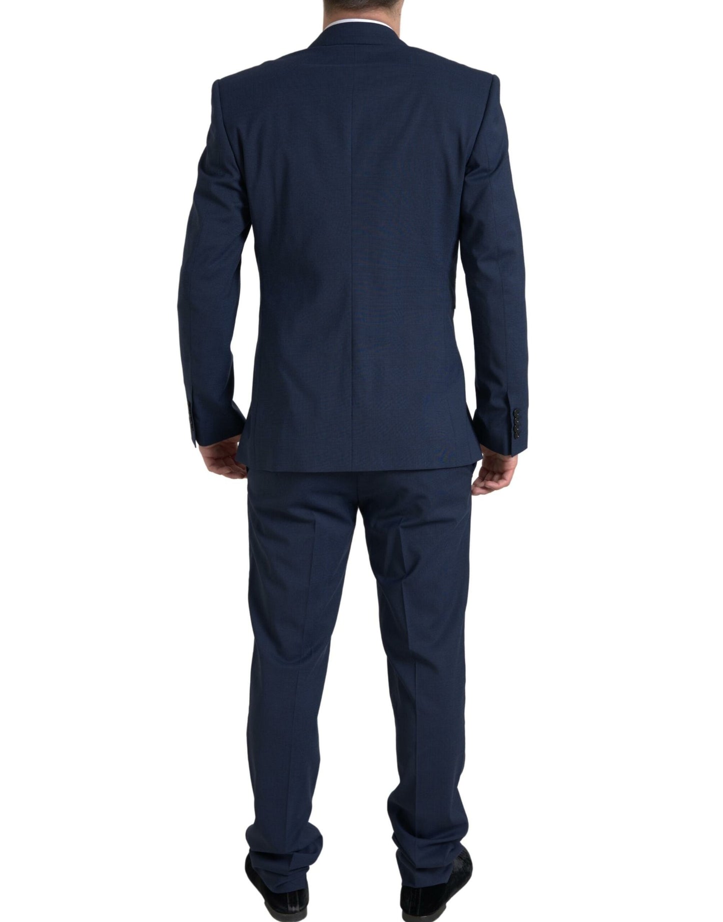- Elegant Slim Fit Blue Two-Piece Suit