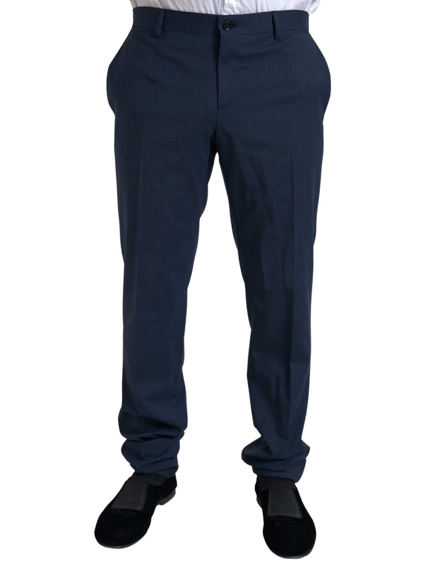 - Elegant Slim Fit Blue Two-Piece Suit