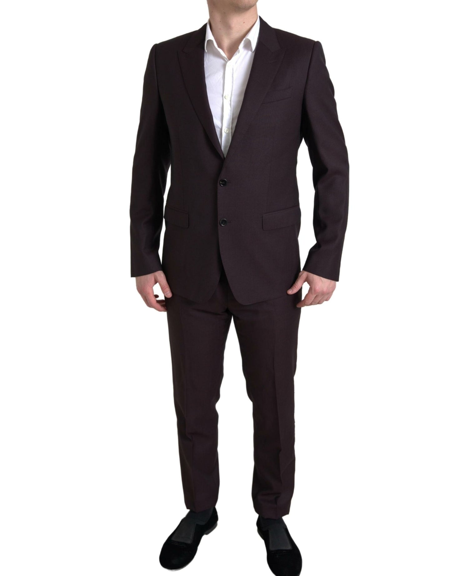 - Maroon Martini Slim Fit 2-Piece Suit