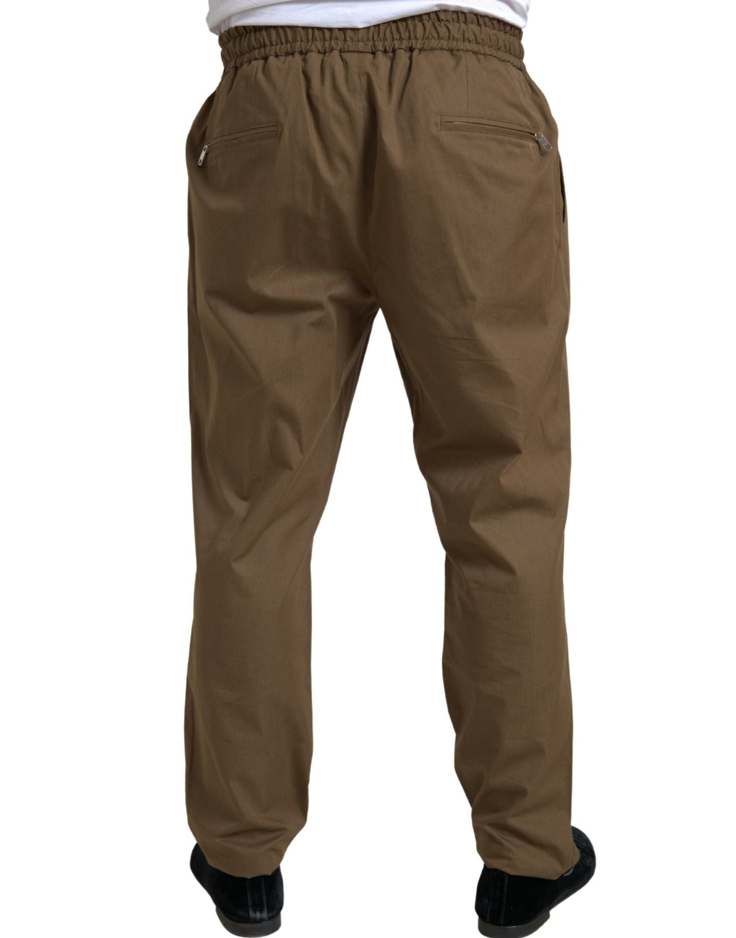 - Elegant Brown Silk Blend Taormina Suit