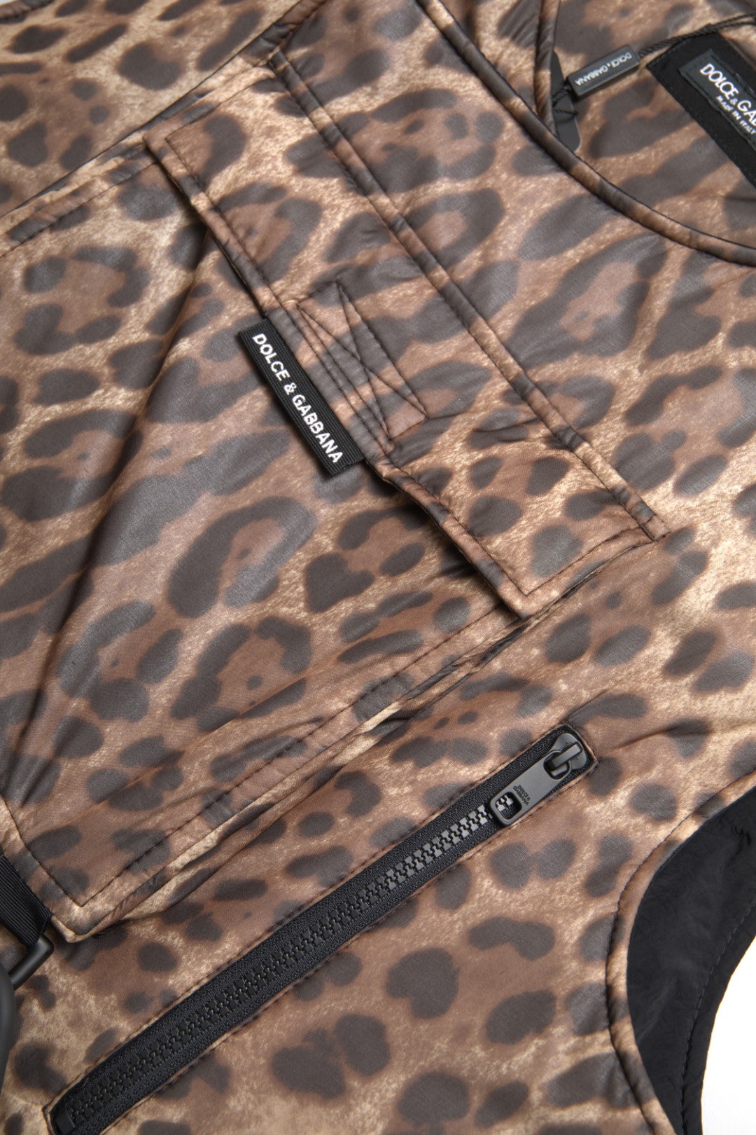 - Silk Leopard Vest Exclusive Sportswear
