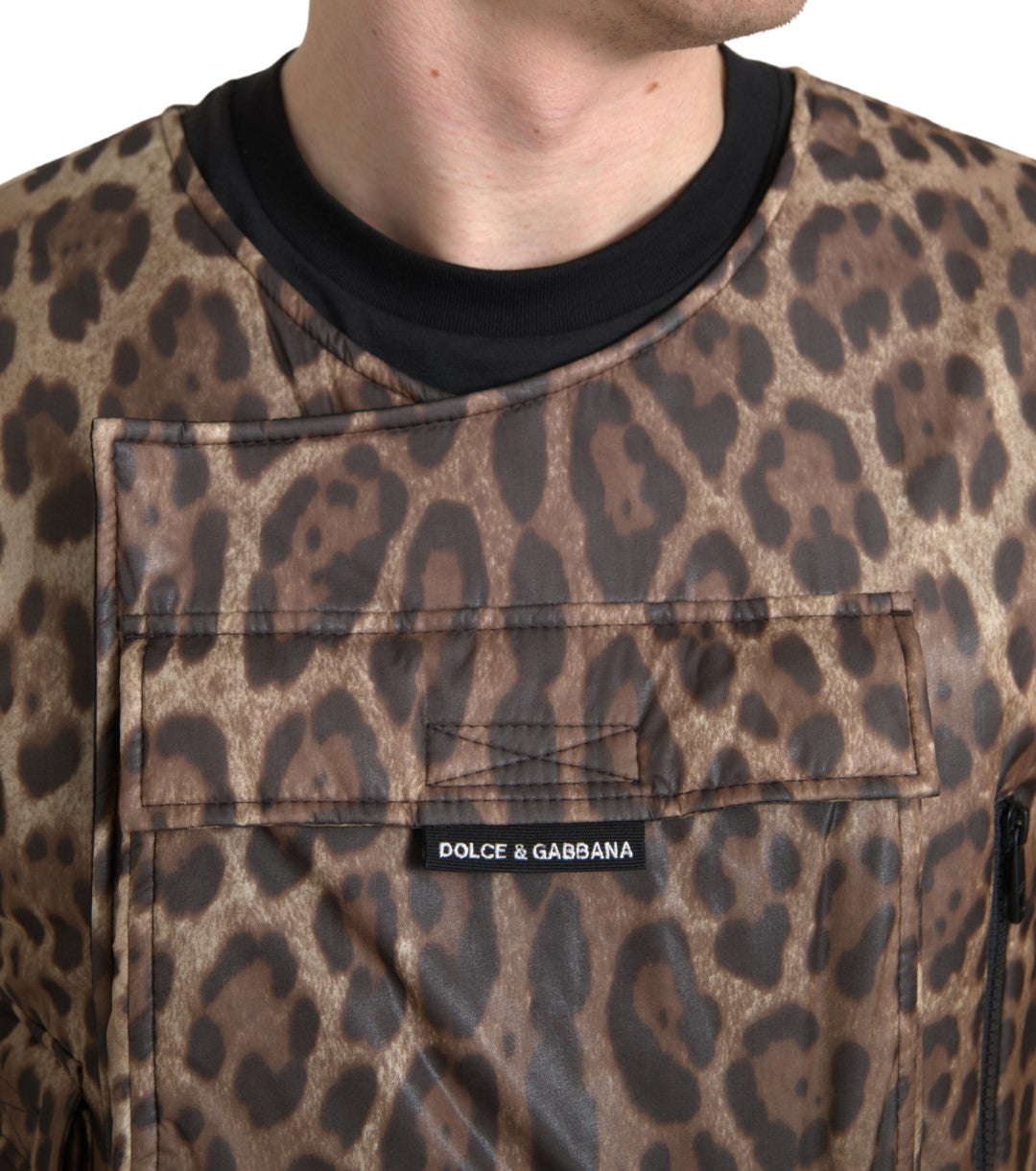 - Silk Leopard Vest Exclusive Sportswear