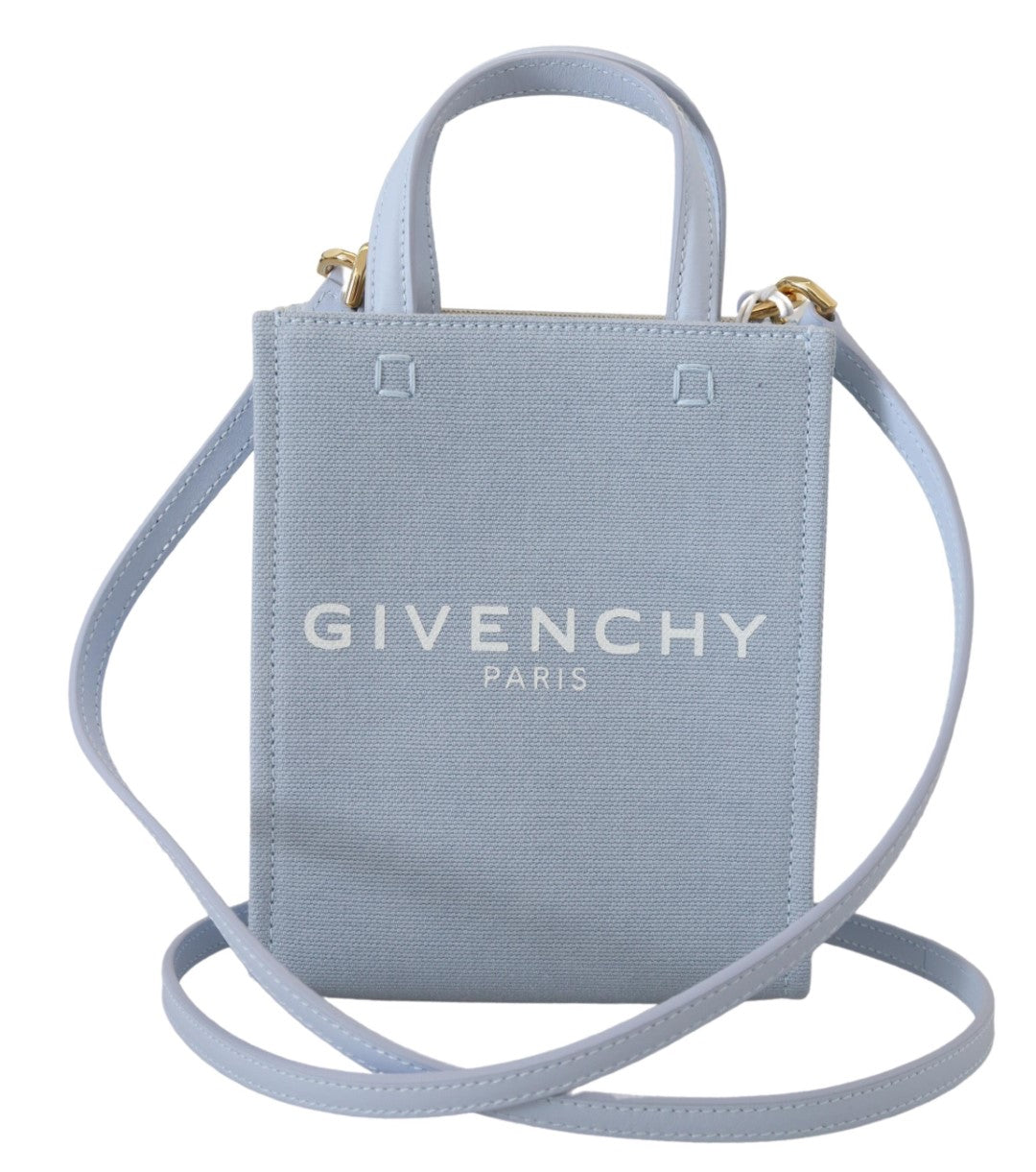 - Chic Cloud Blue Cotton Mini Bag