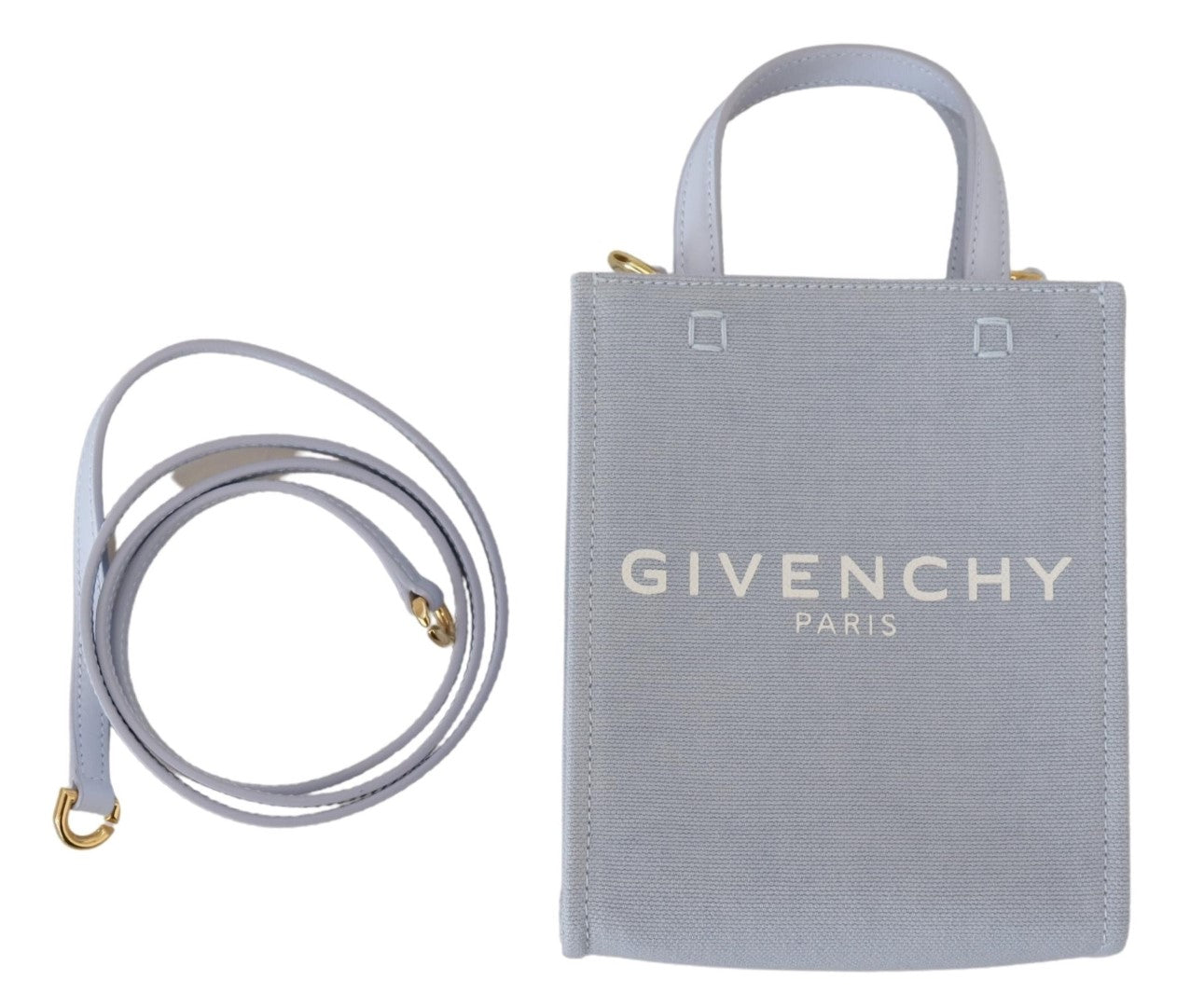 - Chic Cloud Blue Cotton Mini Bag