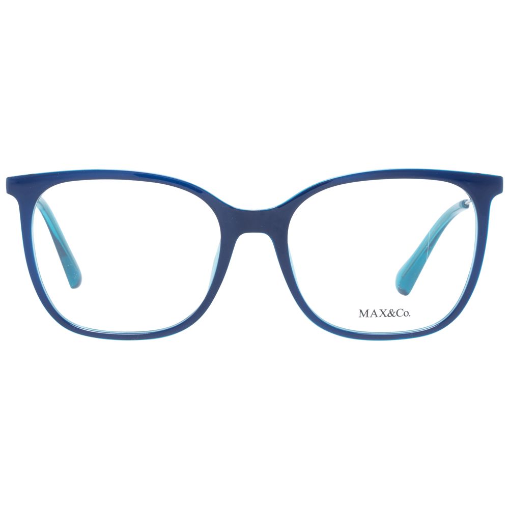 Max & Co Women’s Optical Glasses – Blue Square Frame, 53mm