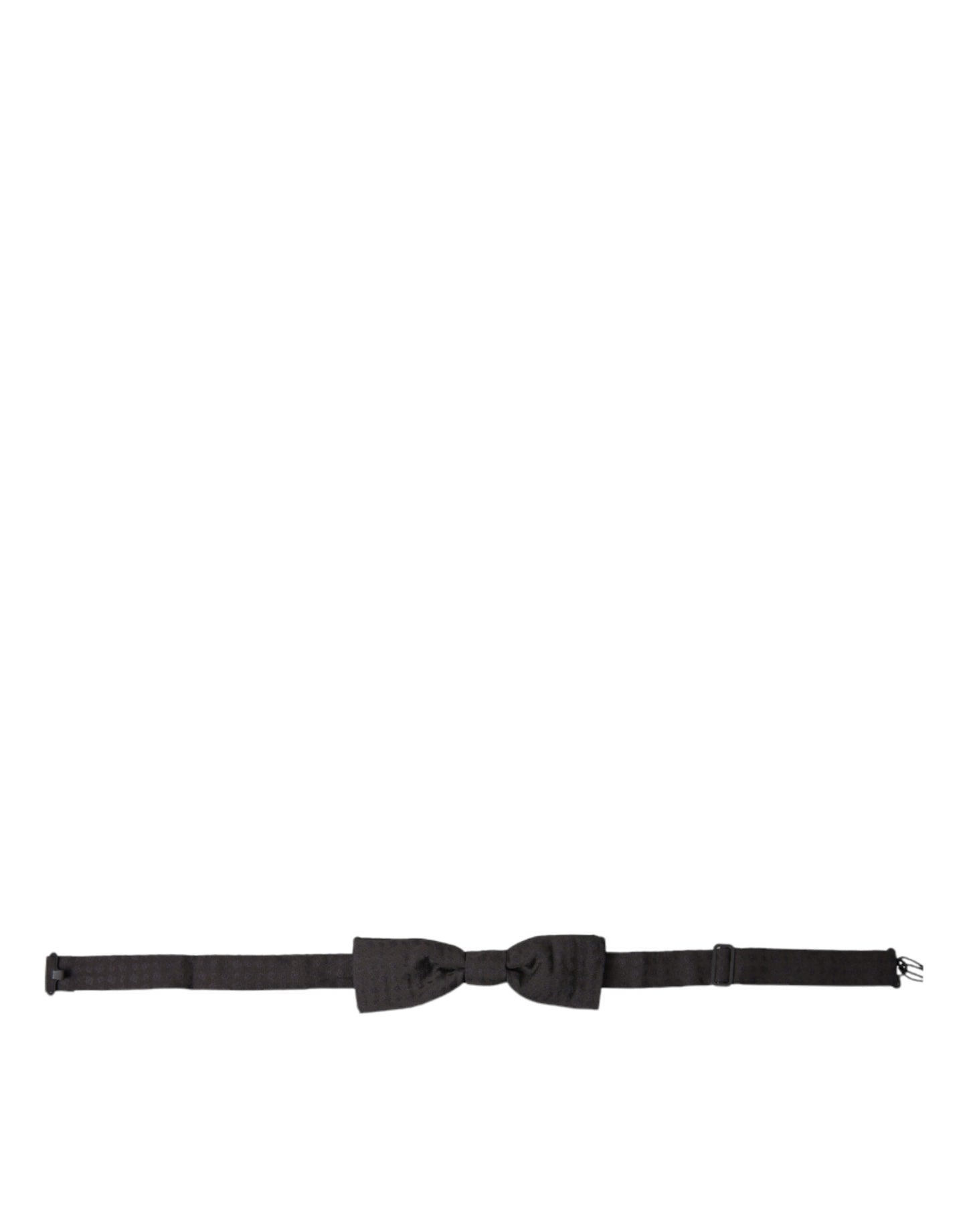 - Elegant Brown Fantasy Silk Bow Tie
