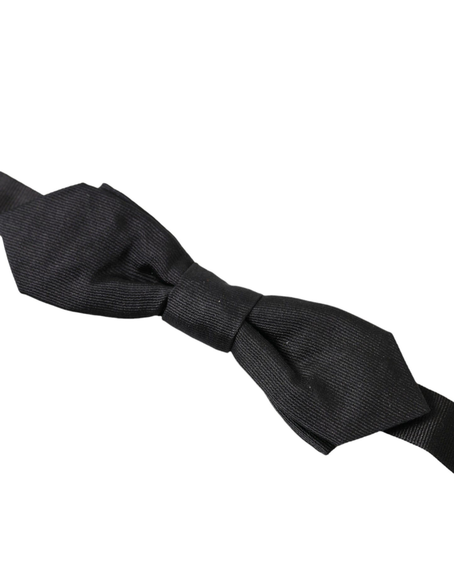 - Elegant Silk Black Bow Tie