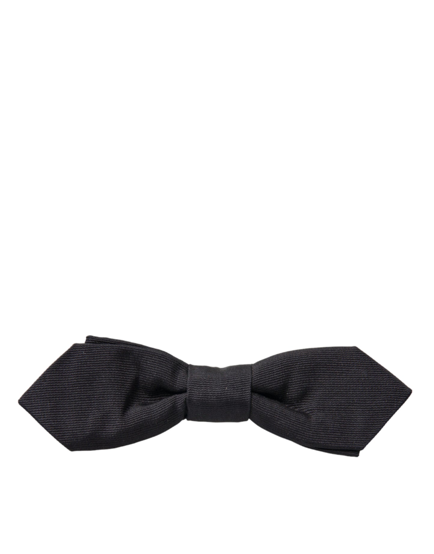 - Elegant Silk Black Bow Tie