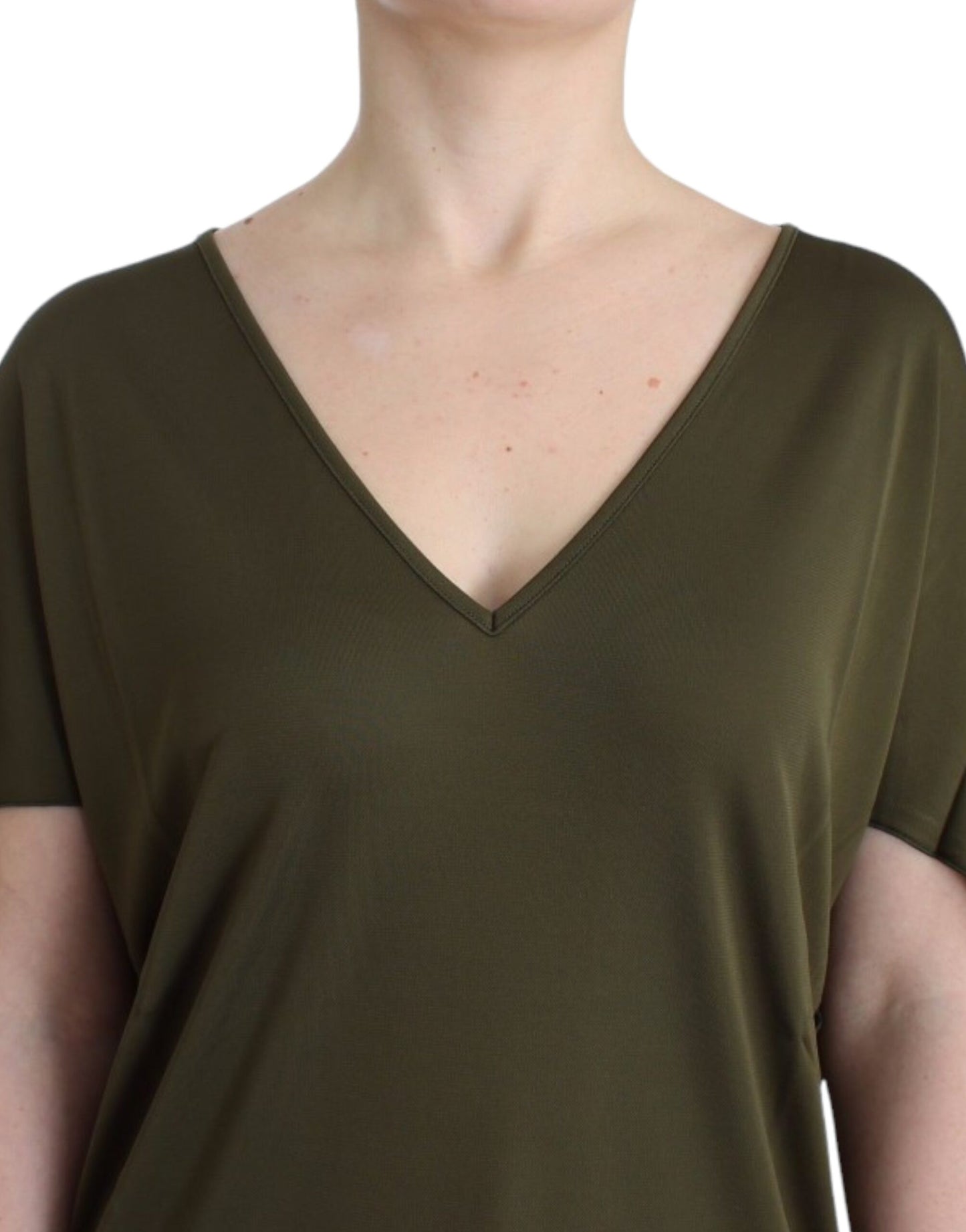 - Emerald Elegance Rayon Blouse