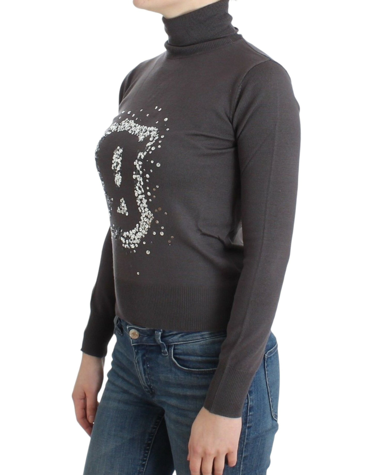- Elegant Virgin Wool Turtleneck Sweater