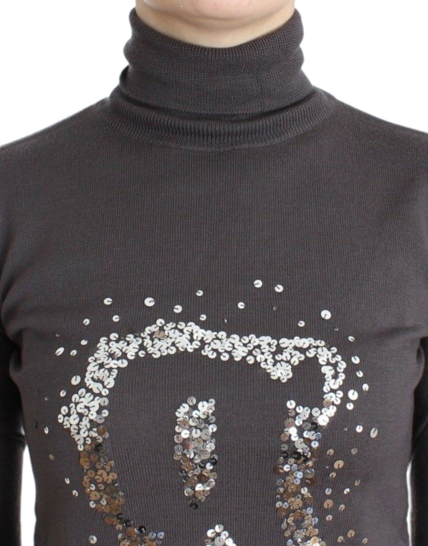 - Elegant Virgin Wool Turtleneck Sweater