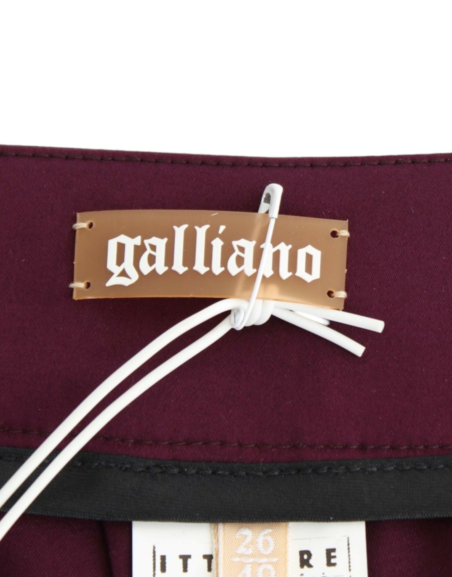 John Galliano Purple Slim Pants