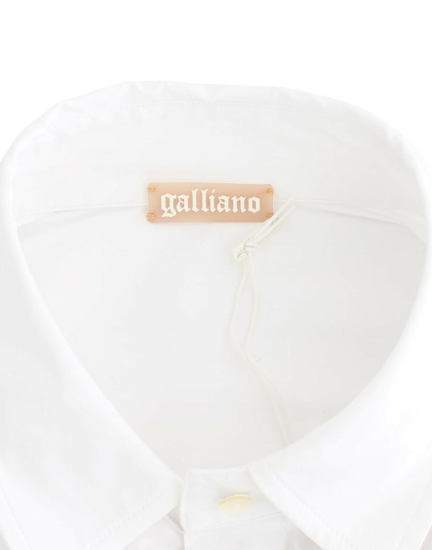 - Chic White Cotton Blend Shortsleeve Blouse