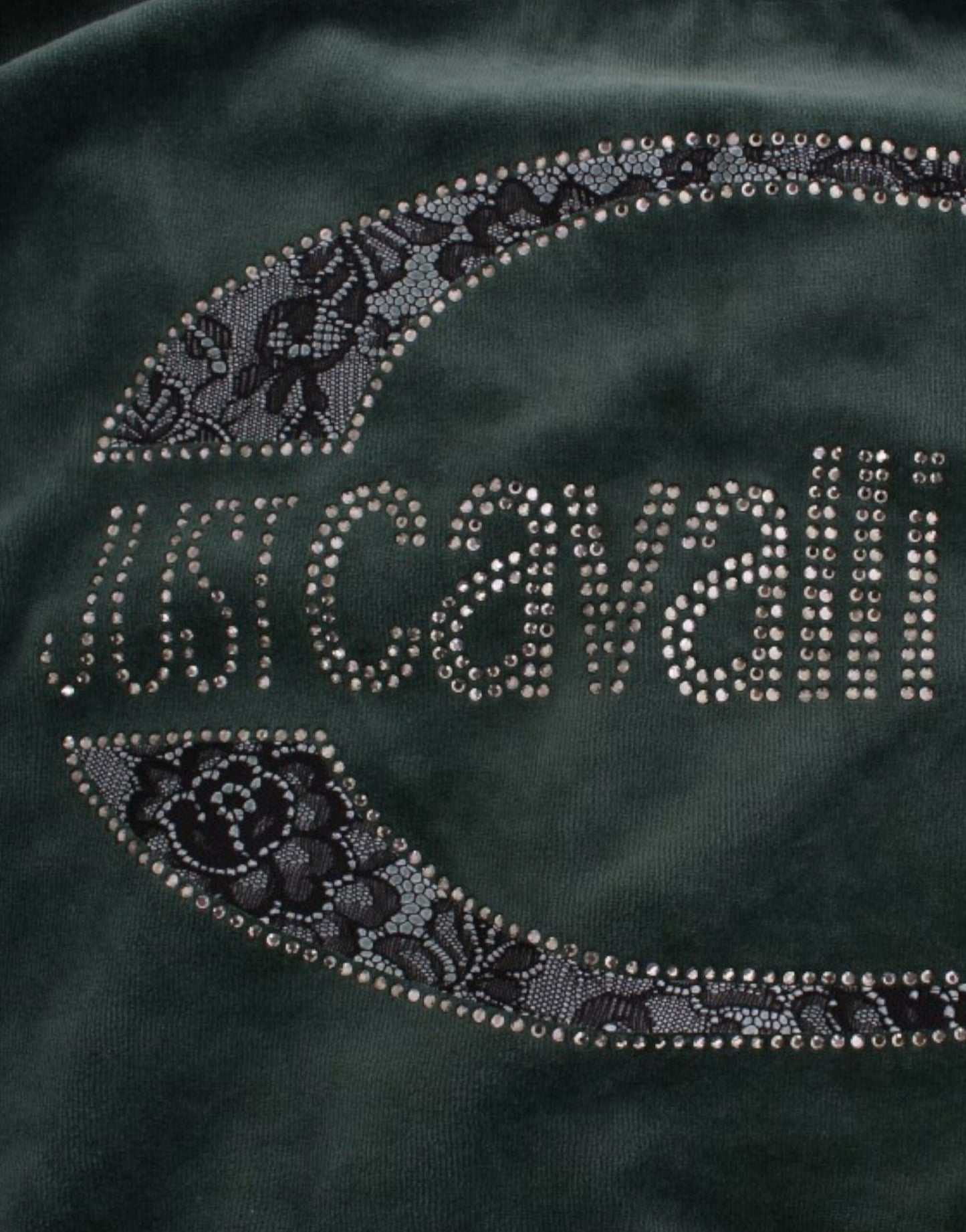 - Elegant Green Mock Sweater with Rhinestone Detail