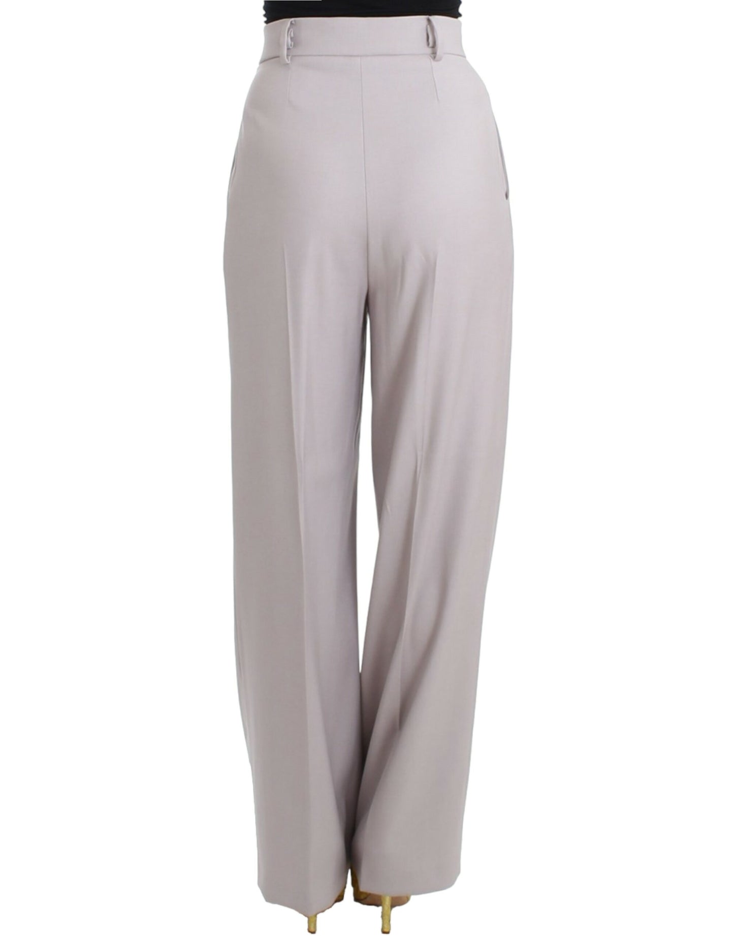- Sophisticated High Waisted Gray Pants
