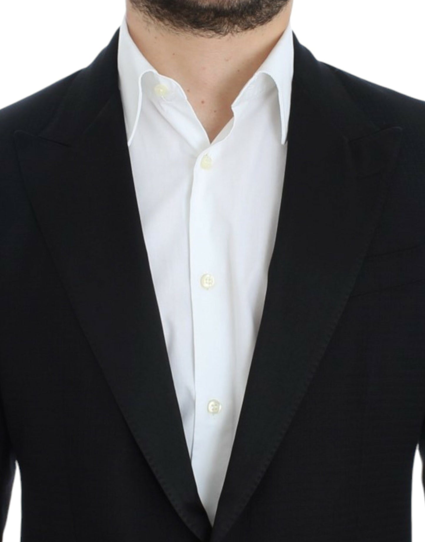 - Elegant Black Silk Blend Sicilia Blazer