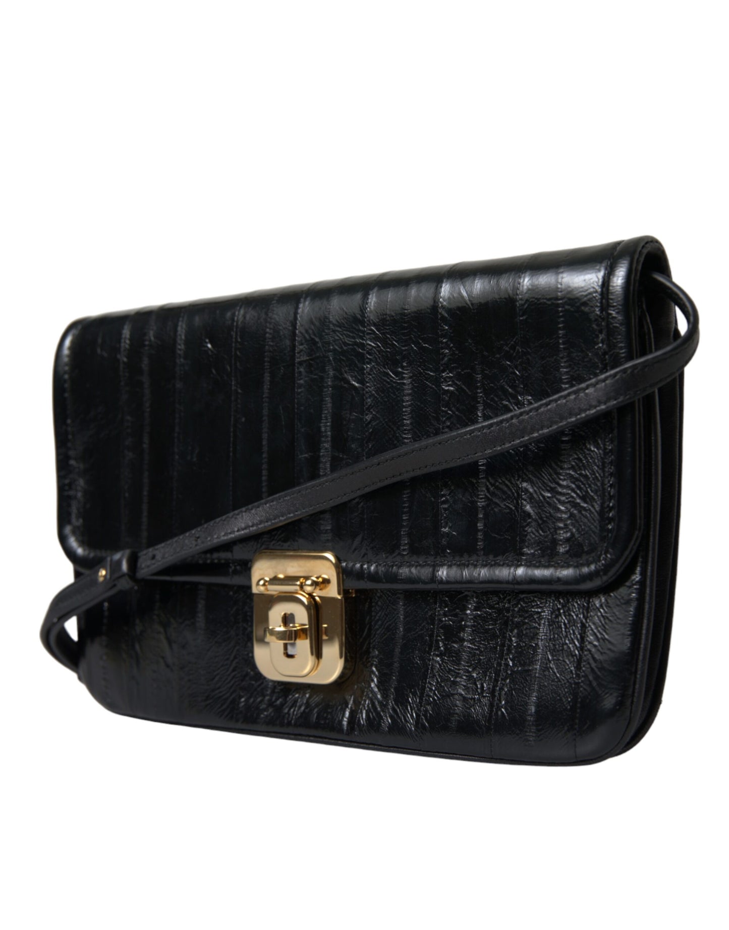 - Elegant Eelskin Leather Shoulder Bag