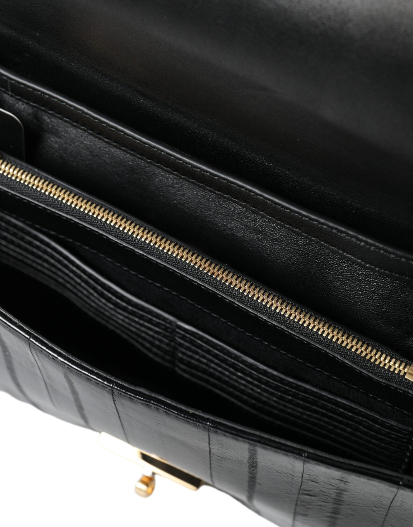 - Elegant Eelskin Leather Shoulder Bag