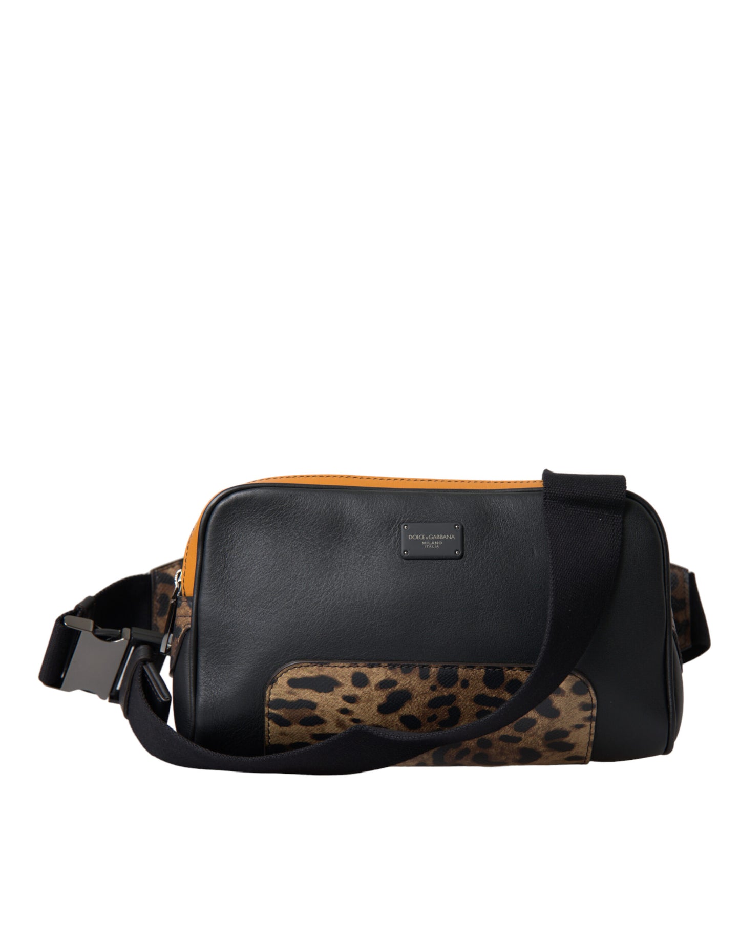 - Exotic Leather Leopard Belt Bag