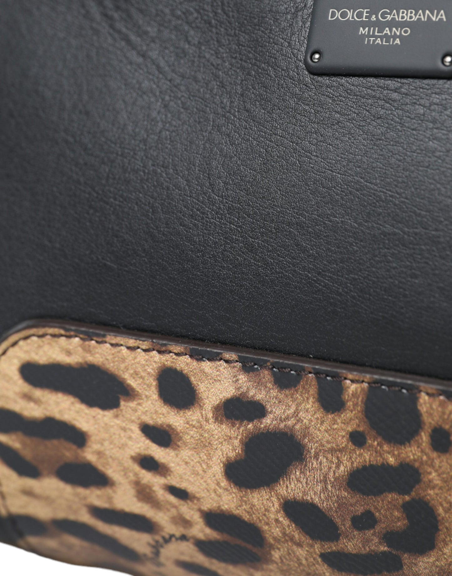 - Exotic Leather Leopard Belt Bag