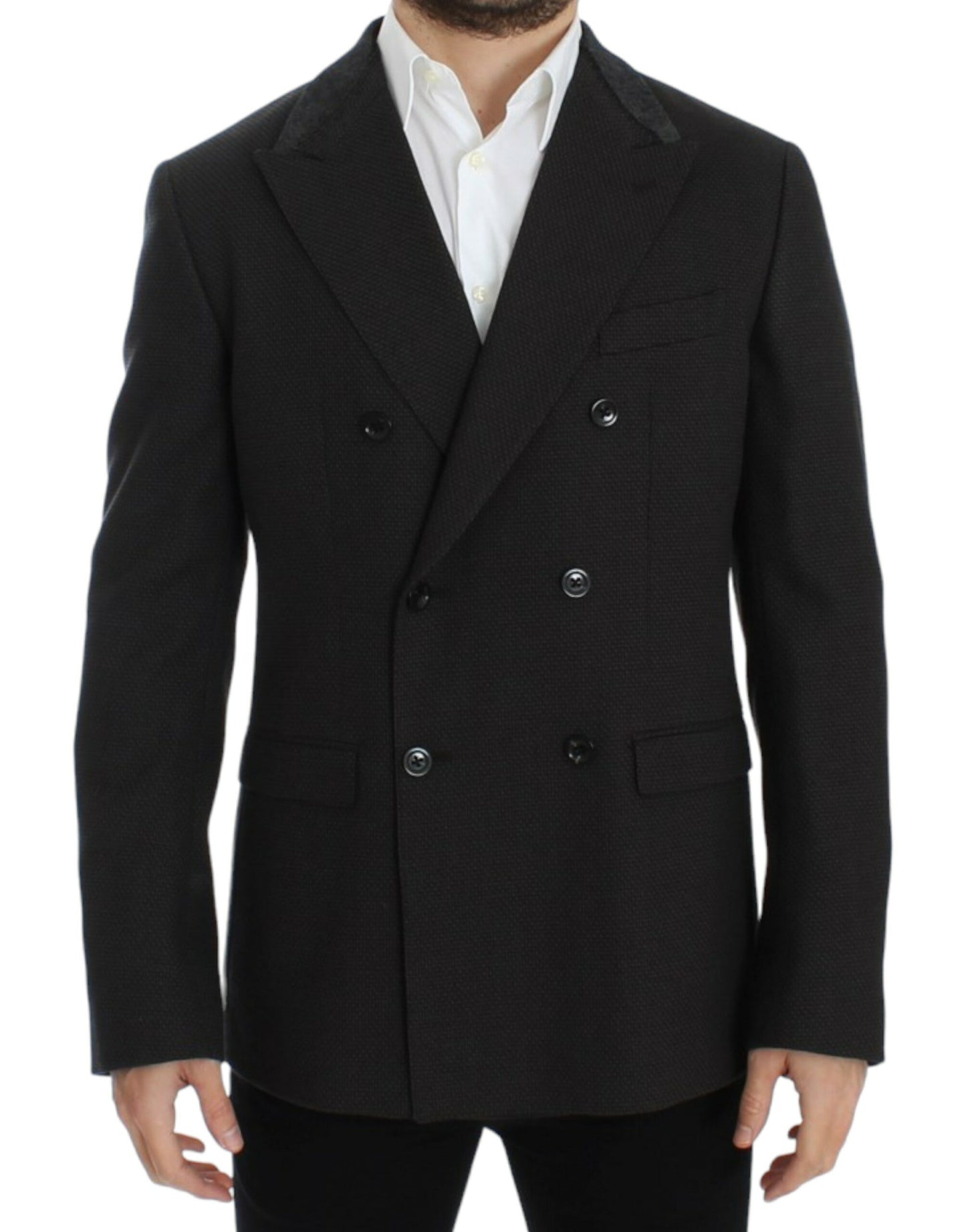 - Elegant Slim Fit Double Breasted Blazer