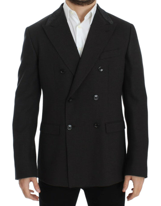 - Elegant Slim Fit Double Breasted Blazer