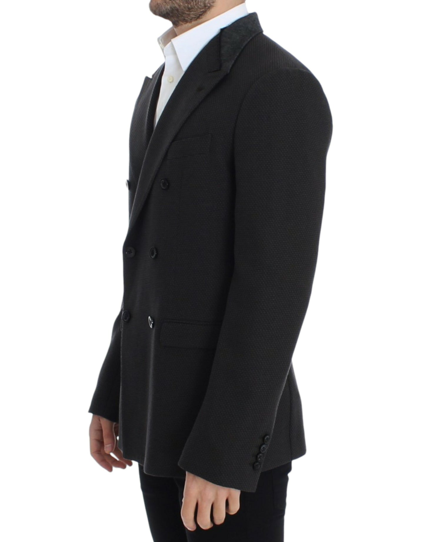 - Elegant Slim Fit Double Breasted Blazer