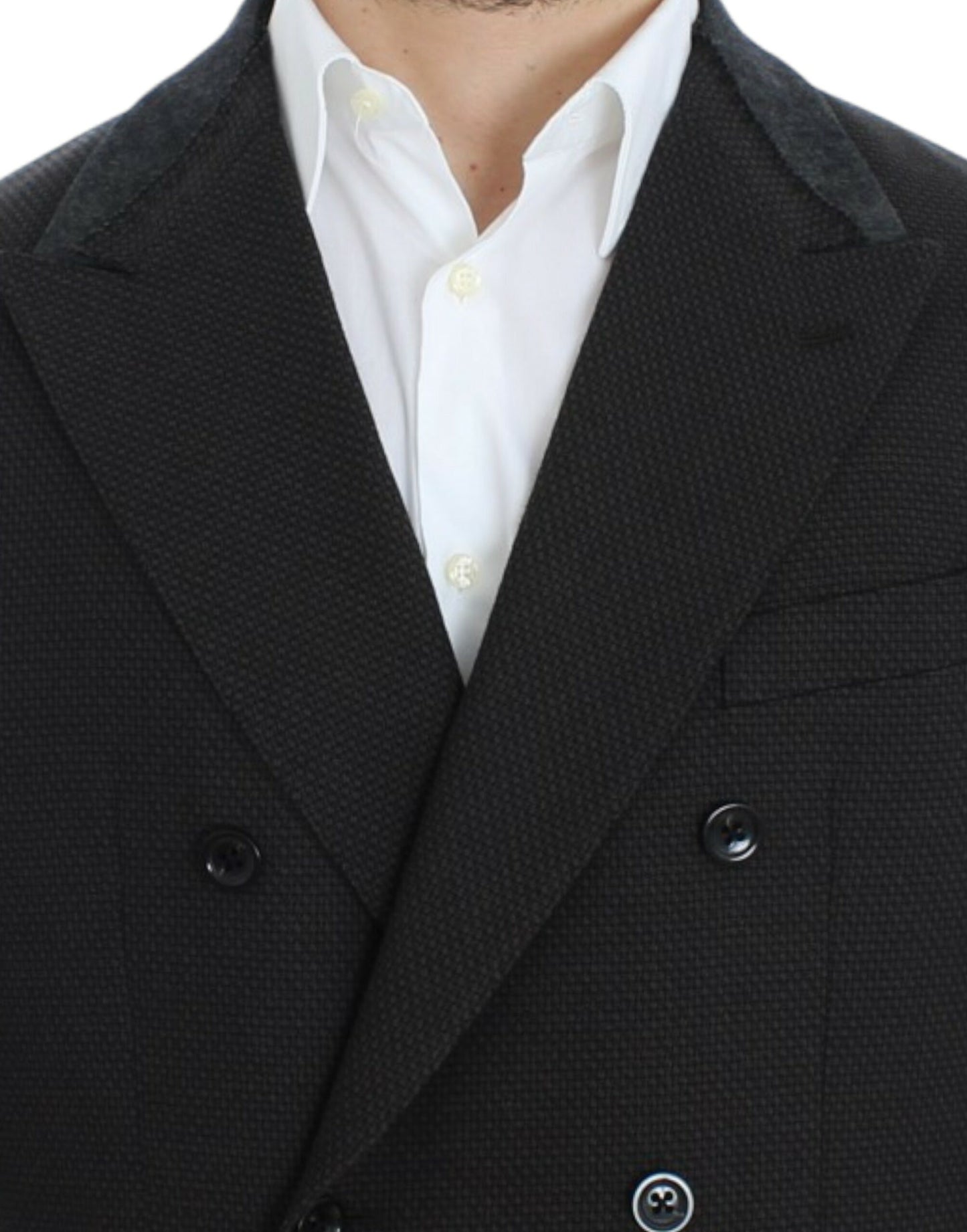 - Elegant Slim Fit Double Breasted Blazer