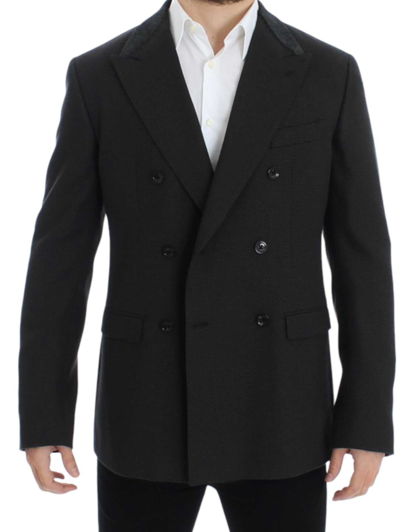 - Elegant Slim Fit Double Breasted Blazer