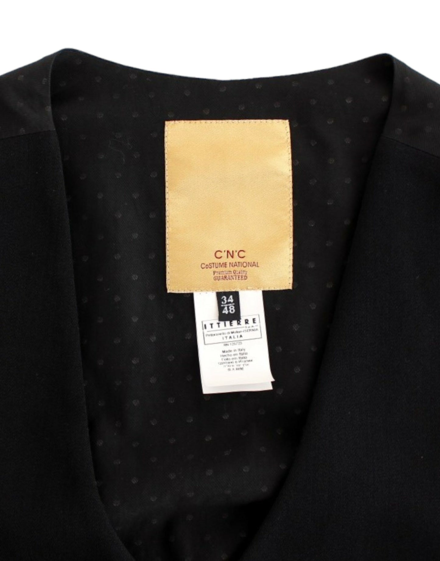 - Elegant Black Wool Blend Casual Vest