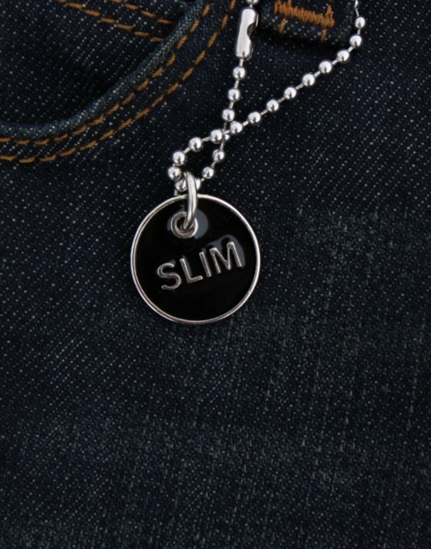 - Chic Blue Slim Fit Denim Delight