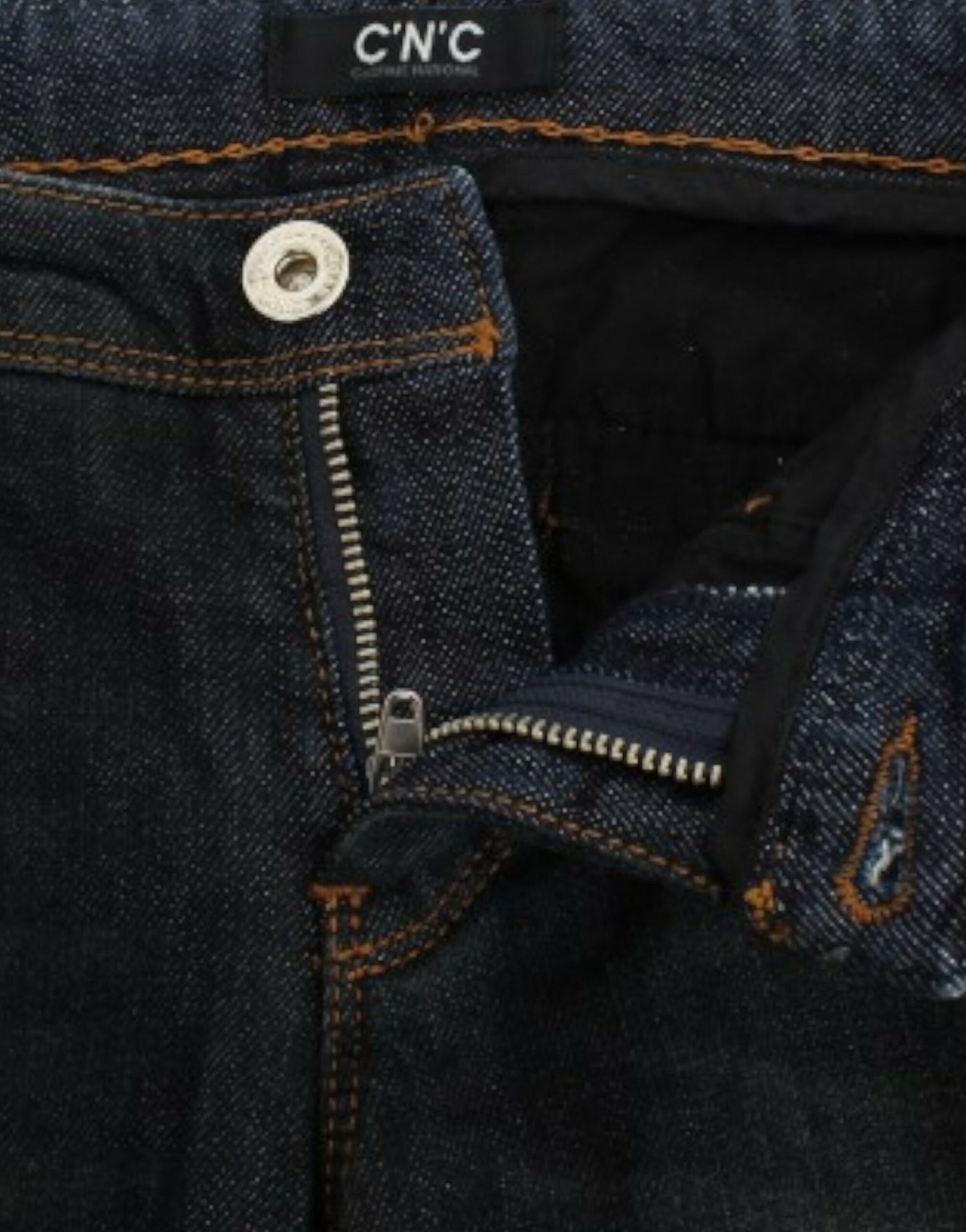 - Chic Blue Slim Fit Denim Delight