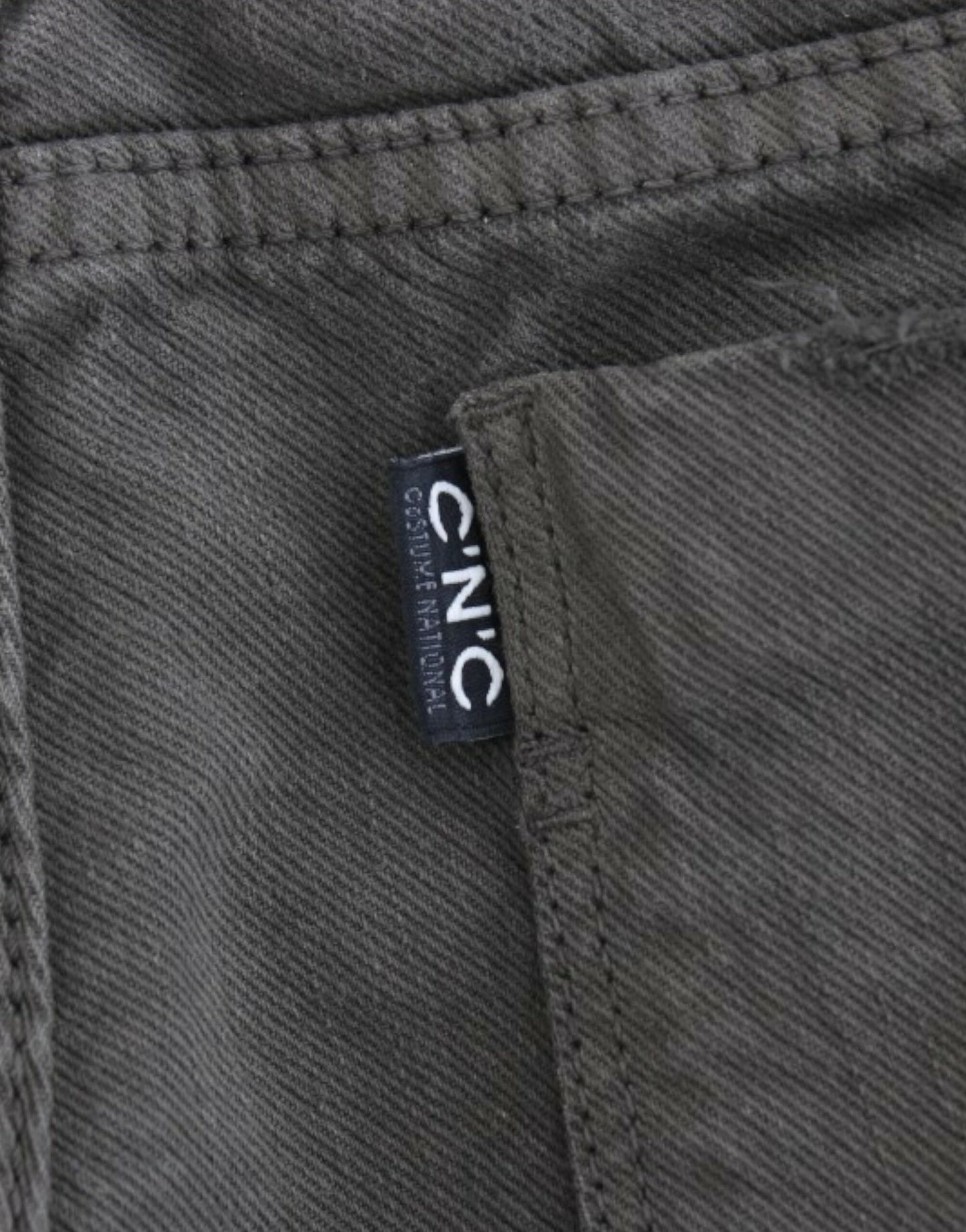 - Chic Green Slim Leg Designer Jeans