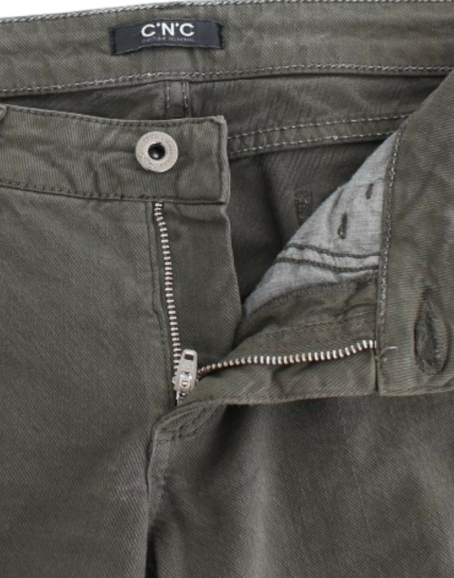 - Chic Green Slim Leg Designer Jeans